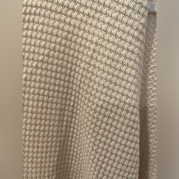 beige cocoon waffle cardigan - Picture 7 of 7